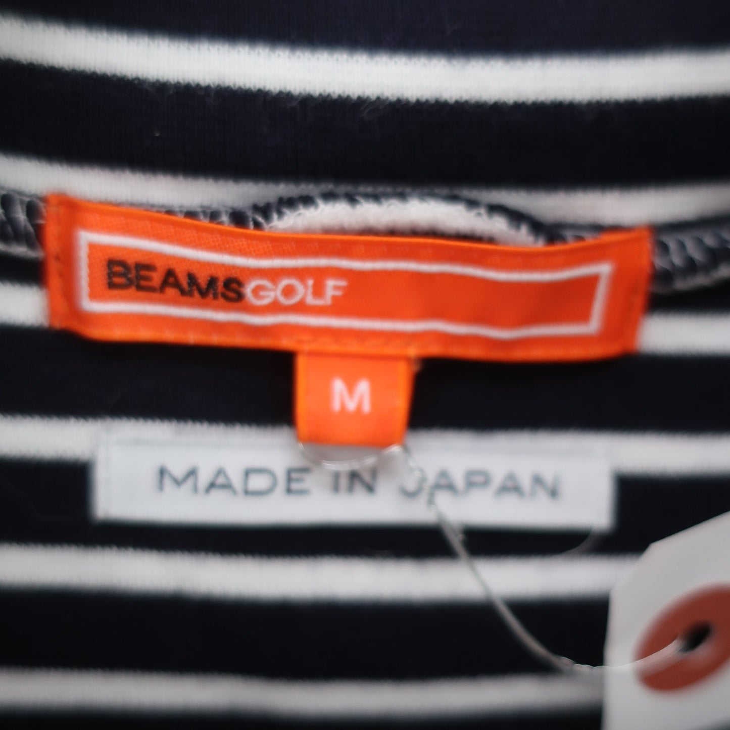 BEAMS GOLF(ビームスゴルフ) ハイネックシャツ 白黒ボーダー レディース M B