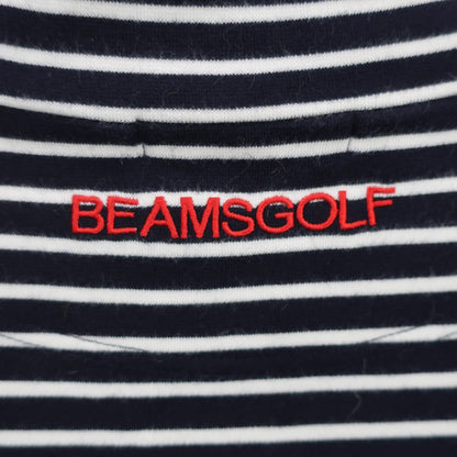 BEAMS GOLF(ビームスゴルフ) ハイネックシャツ 白黒ボーダー レディース M B