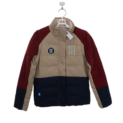 adidas(アディダス) ダウンジャケット ベージュネイビー レディース S/P A