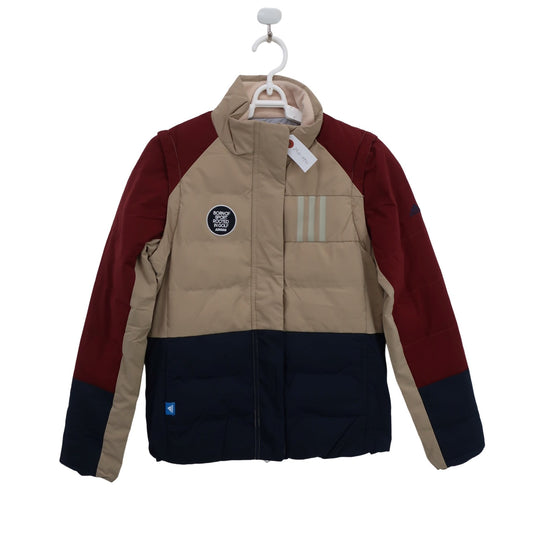 adidas(アディダス) ダウンジャケット ベージュネイビー レディース S/P A