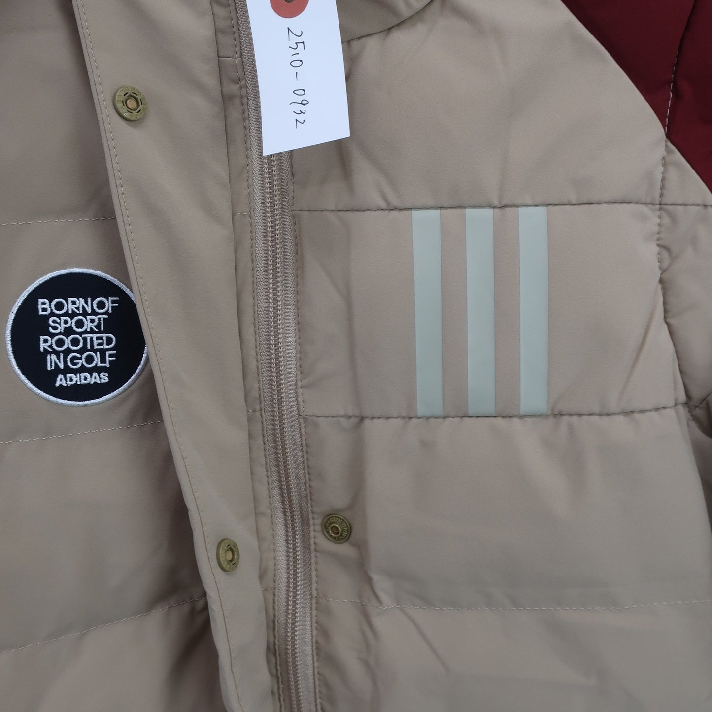 adidas(アディダス) ダウンジャケット ベージュネイビー レディース S/P A