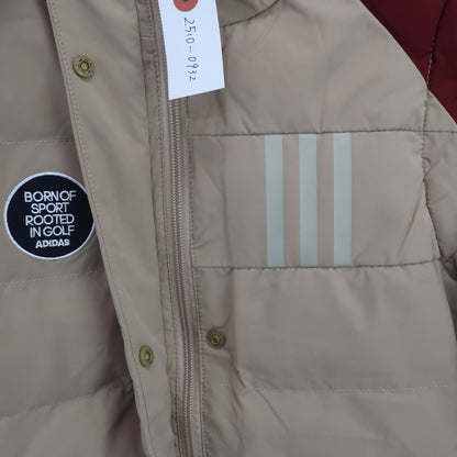 adidas(アディダス) ダウンジャケット ベージュネイビー レディース S/P A