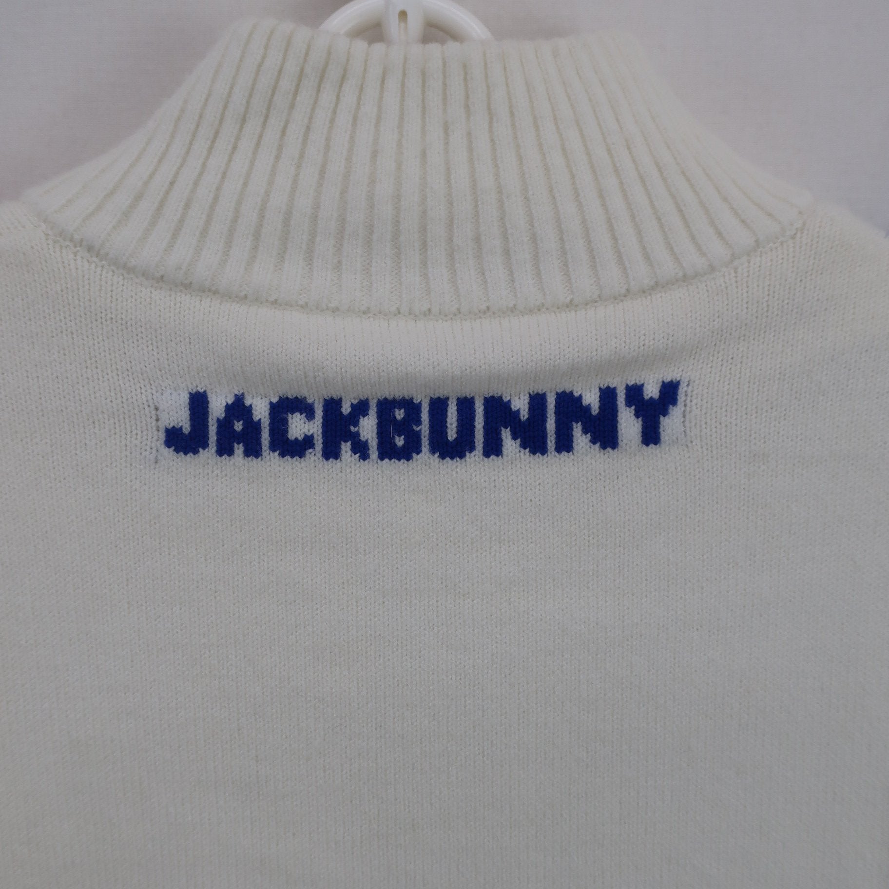 Jack Bunny(ジャックバニー) フルジップセーター 白青オレンジ レディース 1 263-0272122 B