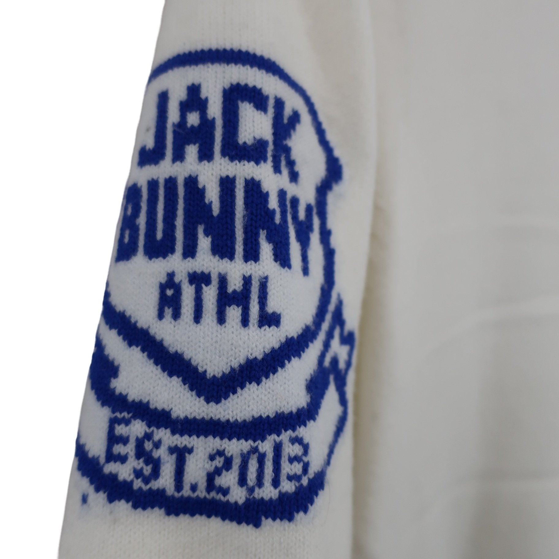 Jack Bunny(ジャックバニー) フルジップセーター 白青オレンジ レディース 1 263-0272122 B