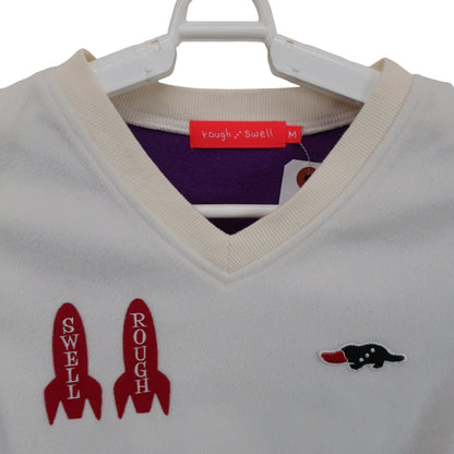 rough&swell(ラフ＆スウェル) ベスト 白 レディース M A