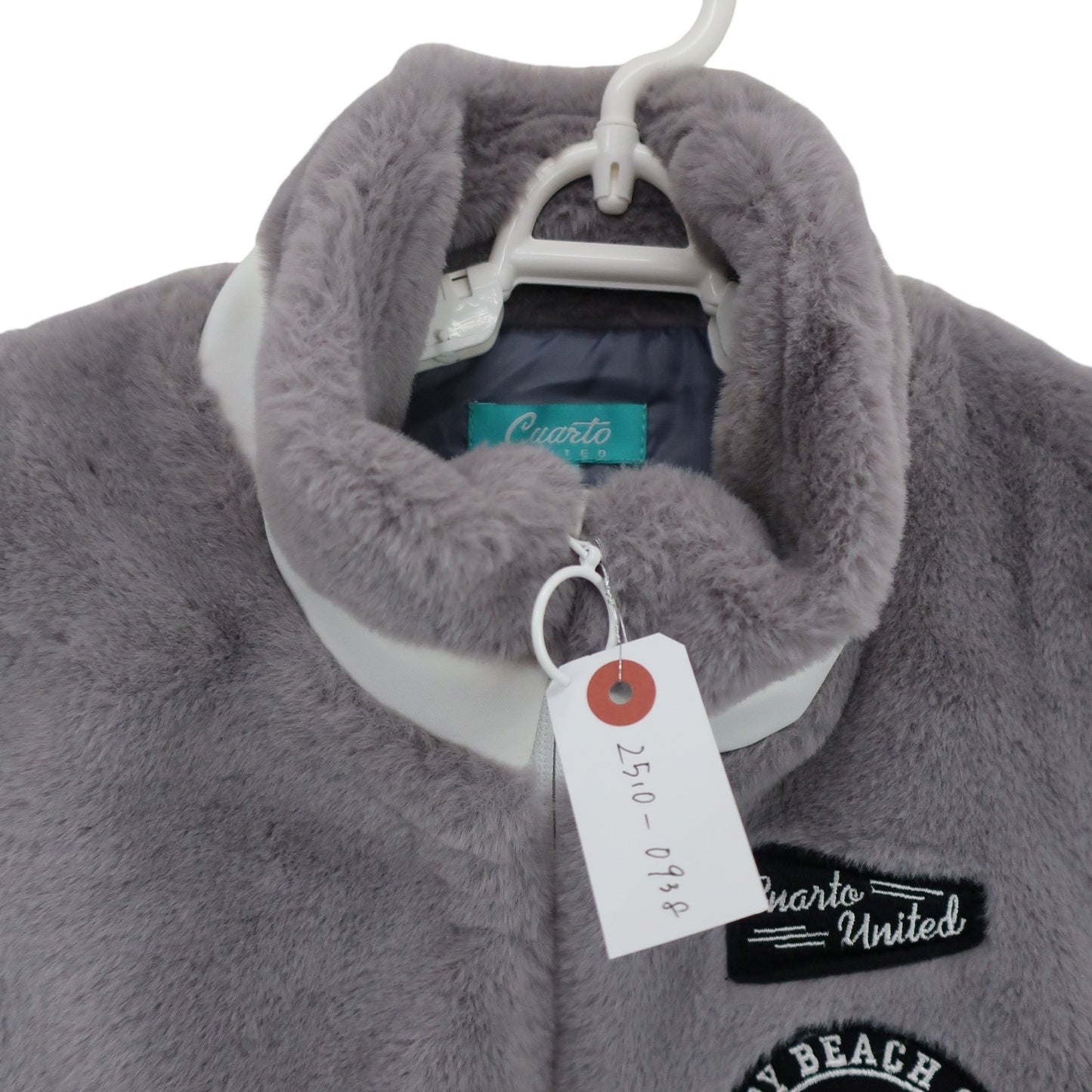 Cuarto UNITED(クアルトユナイテッド) ボアベスト グレー レディース M A