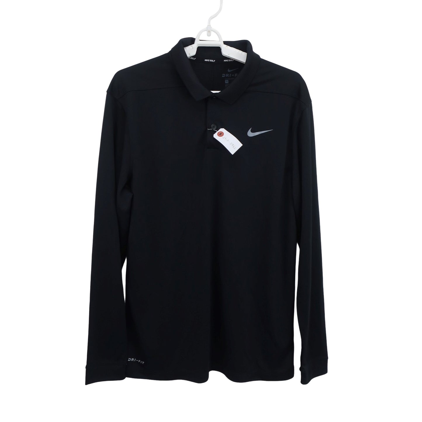 NIKE GOLF(ナイキゴルフ) 長袖ポロシャツ 黒 メンズ M A