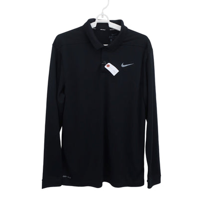 NIKE GOLF(ナイキゴルフ) 長袖ポロシャツ 黒 メンズ M A