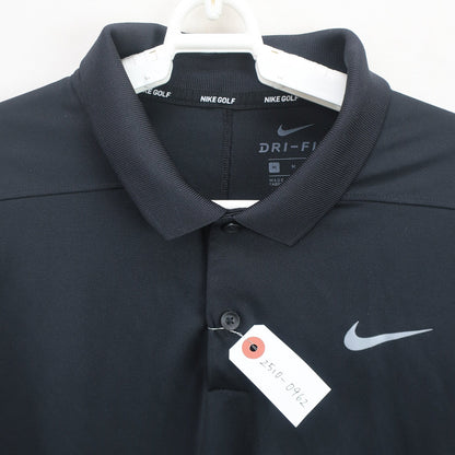 NIKE GOLF(ナイキゴルフ) 長袖ポロシャツ 黒 メンズ M A