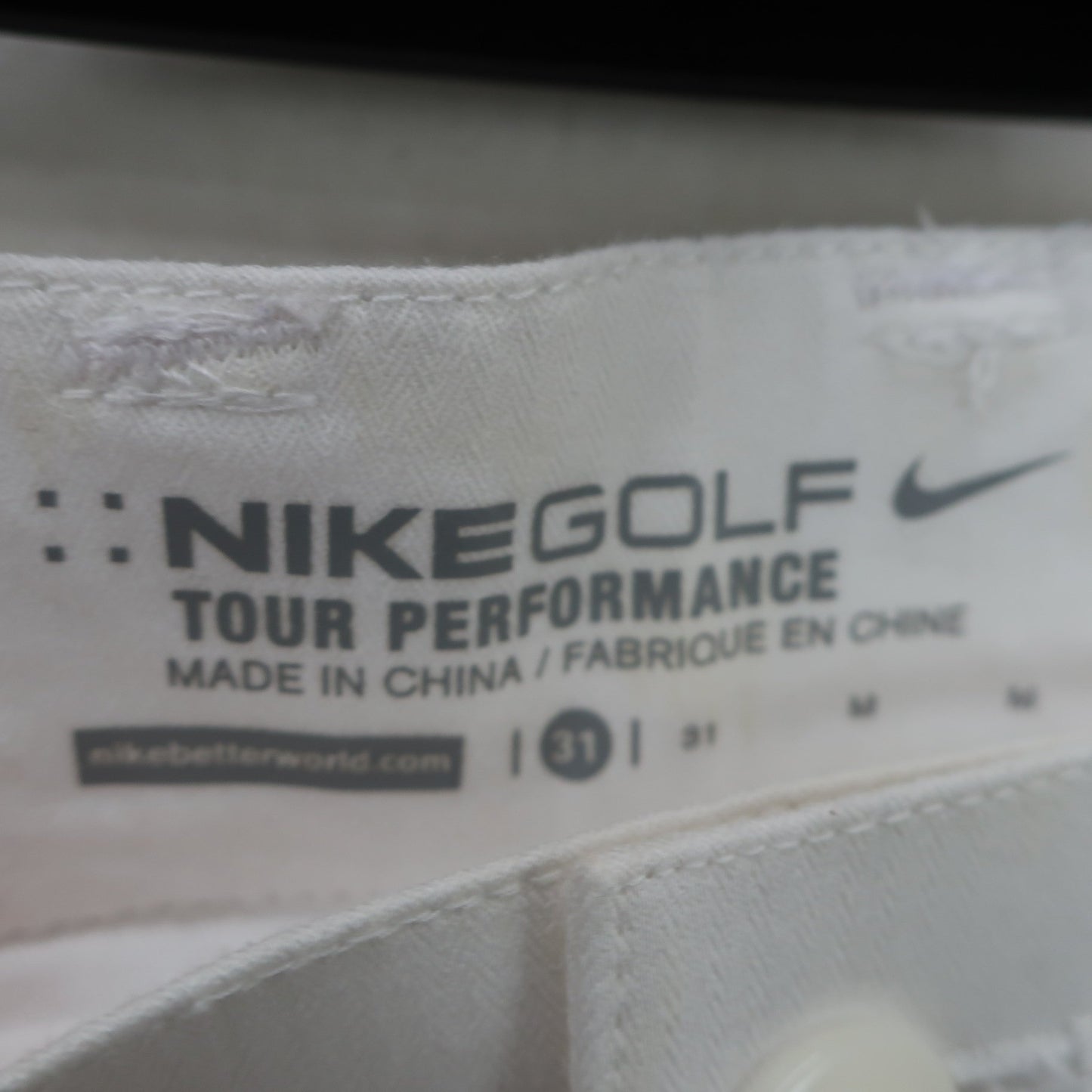NIKE GOLF(ナイキゴルフ) パンツ 白 メンズ M B