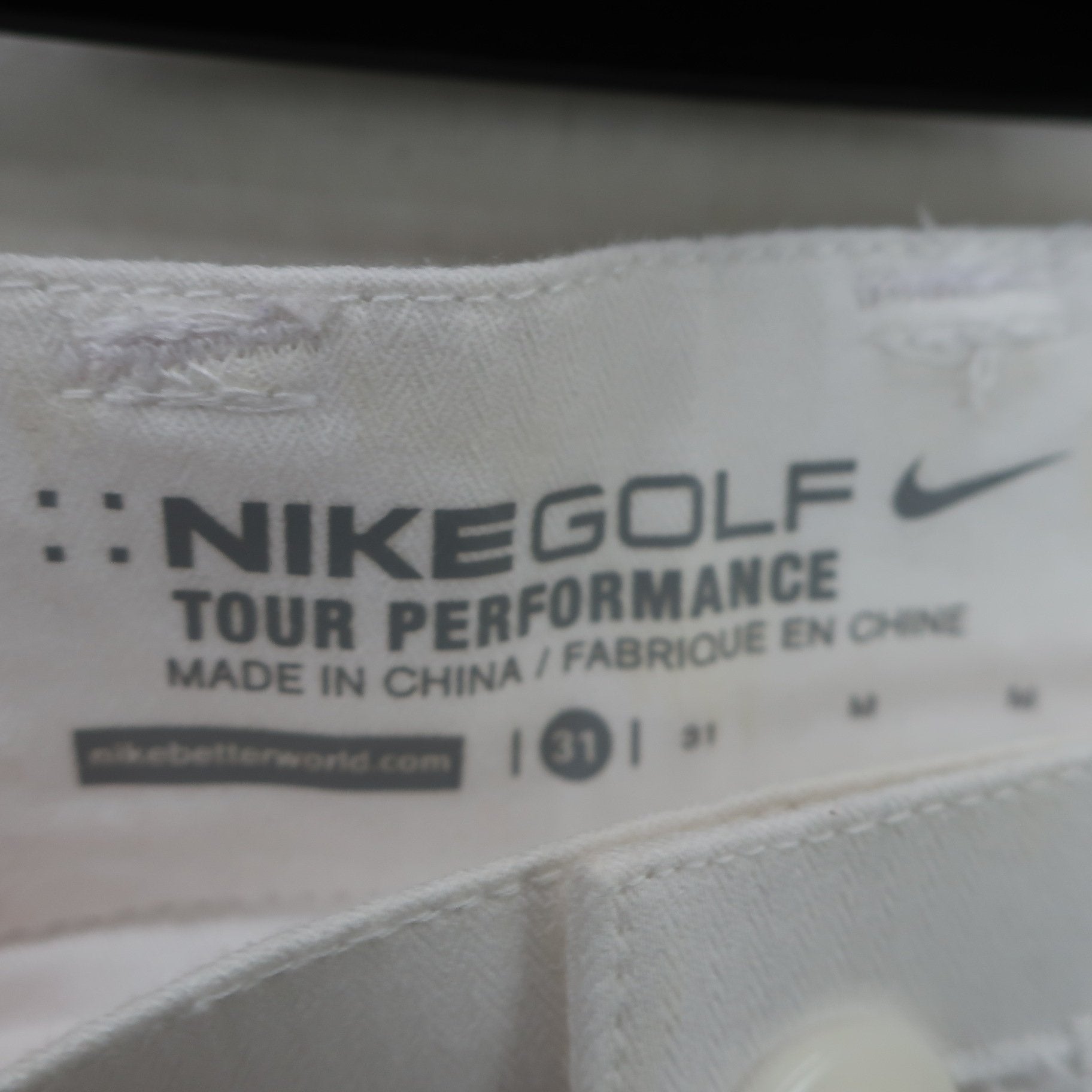 NIKE GOLF(ナイキゴルフ) パンツ 白 メンズ M B