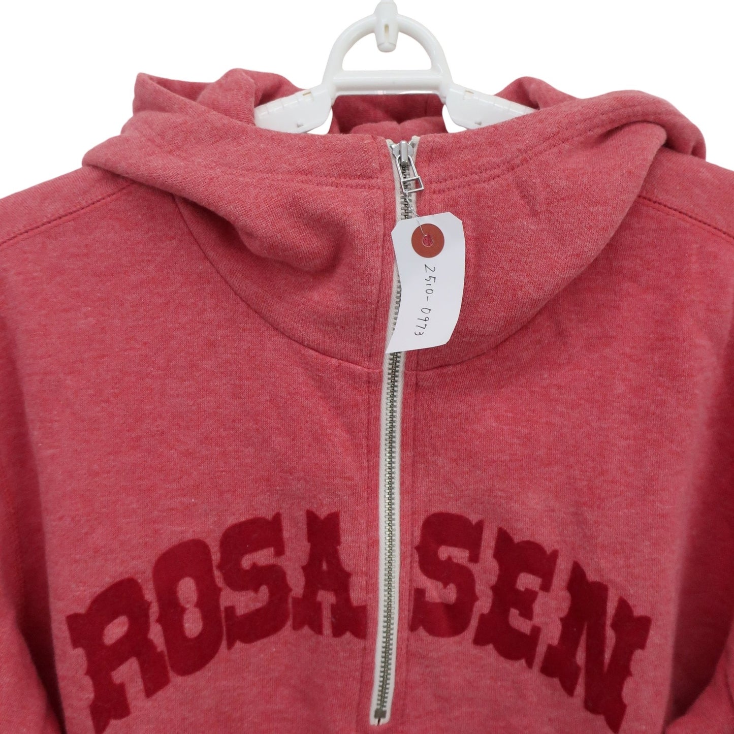 Rosasen(ロサーセン) ハーフジップパーカー ピンク メンズ L B