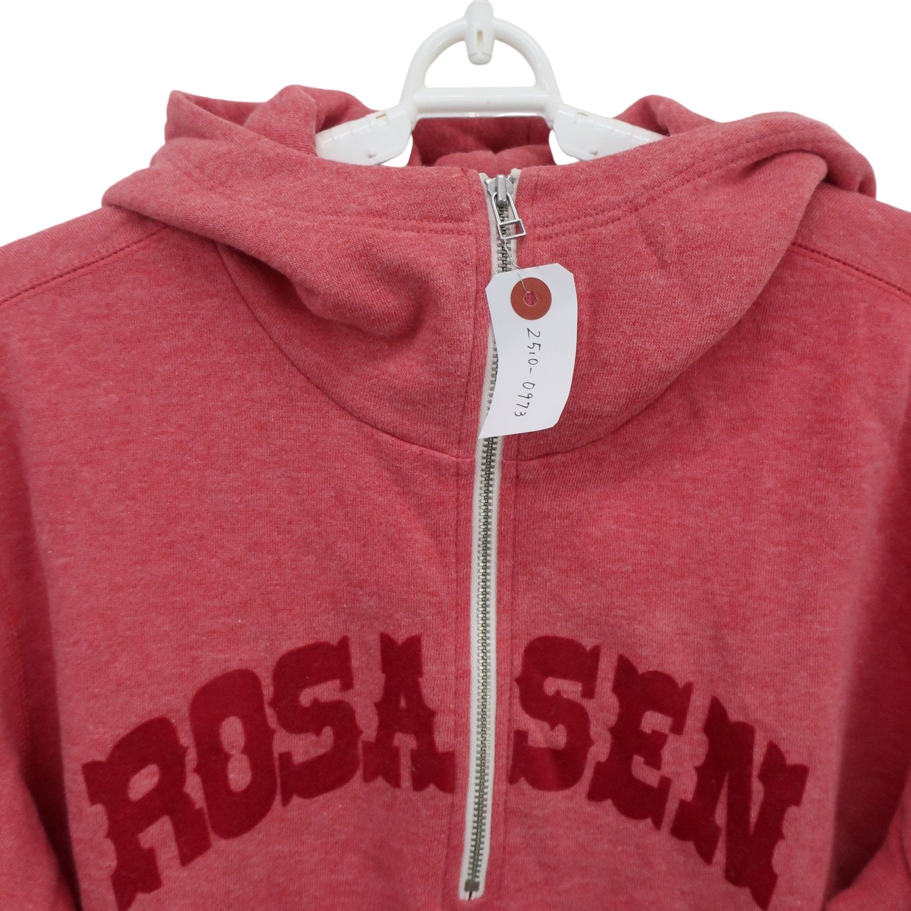 Rosasen(ロサーセン) ハーフジップパーカー ピンク メンズ L B