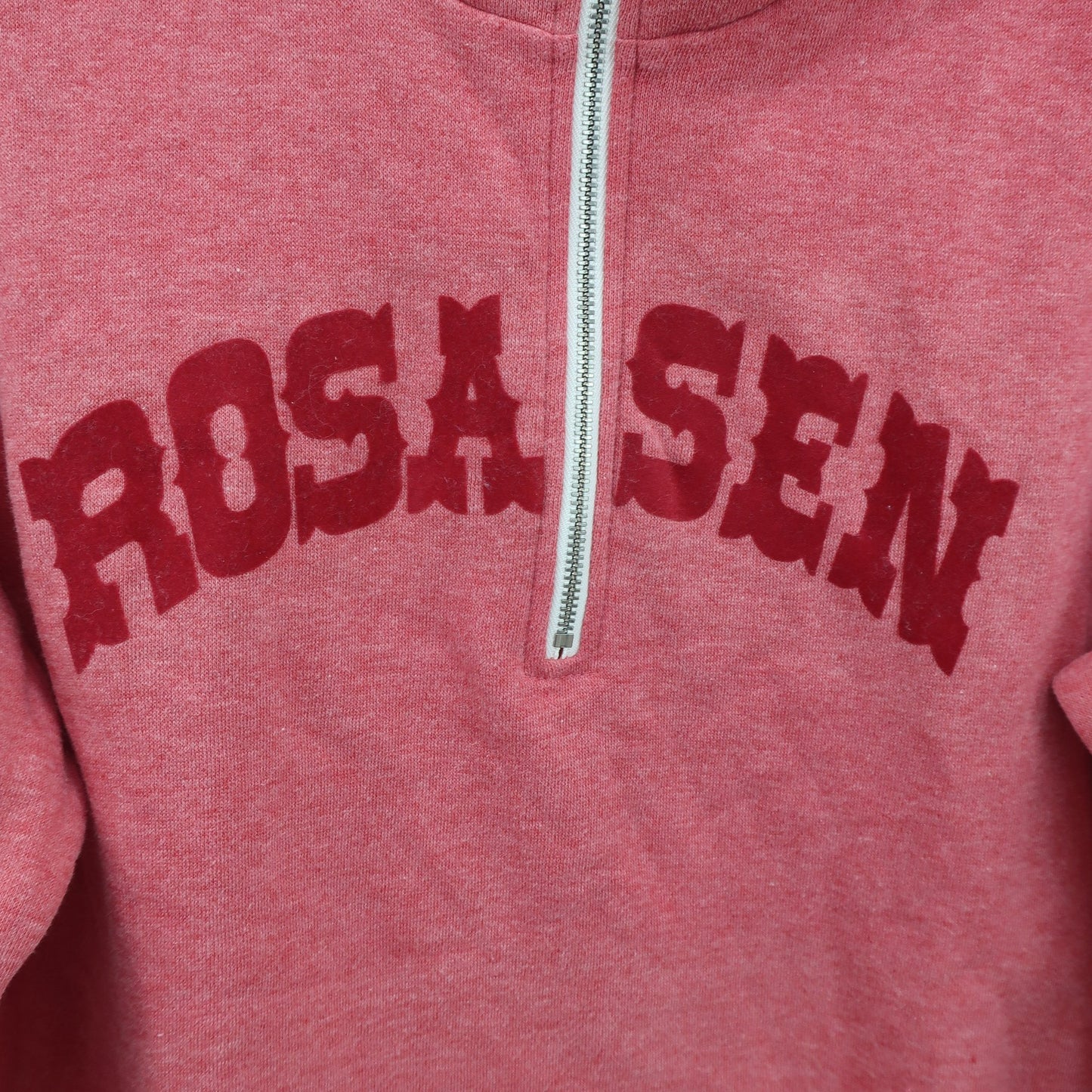 Rosasen(ロサーセン) ハーフジップパーカー ピンク メンズ L B