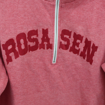 Rosasen(ロサーセン) ハーフジップパーカー ピンク メンズ L B