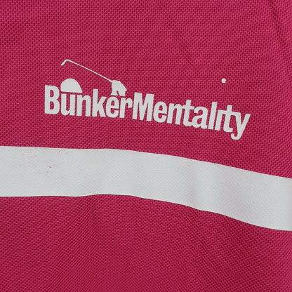 Bunker Mentality(バンカーメンタリティー) ポロシャツ ピンク メンズ M A