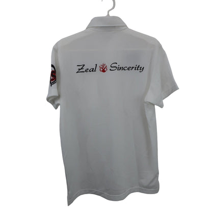 Zeal&Sincerity ポロシャツ 白 メンズ M A