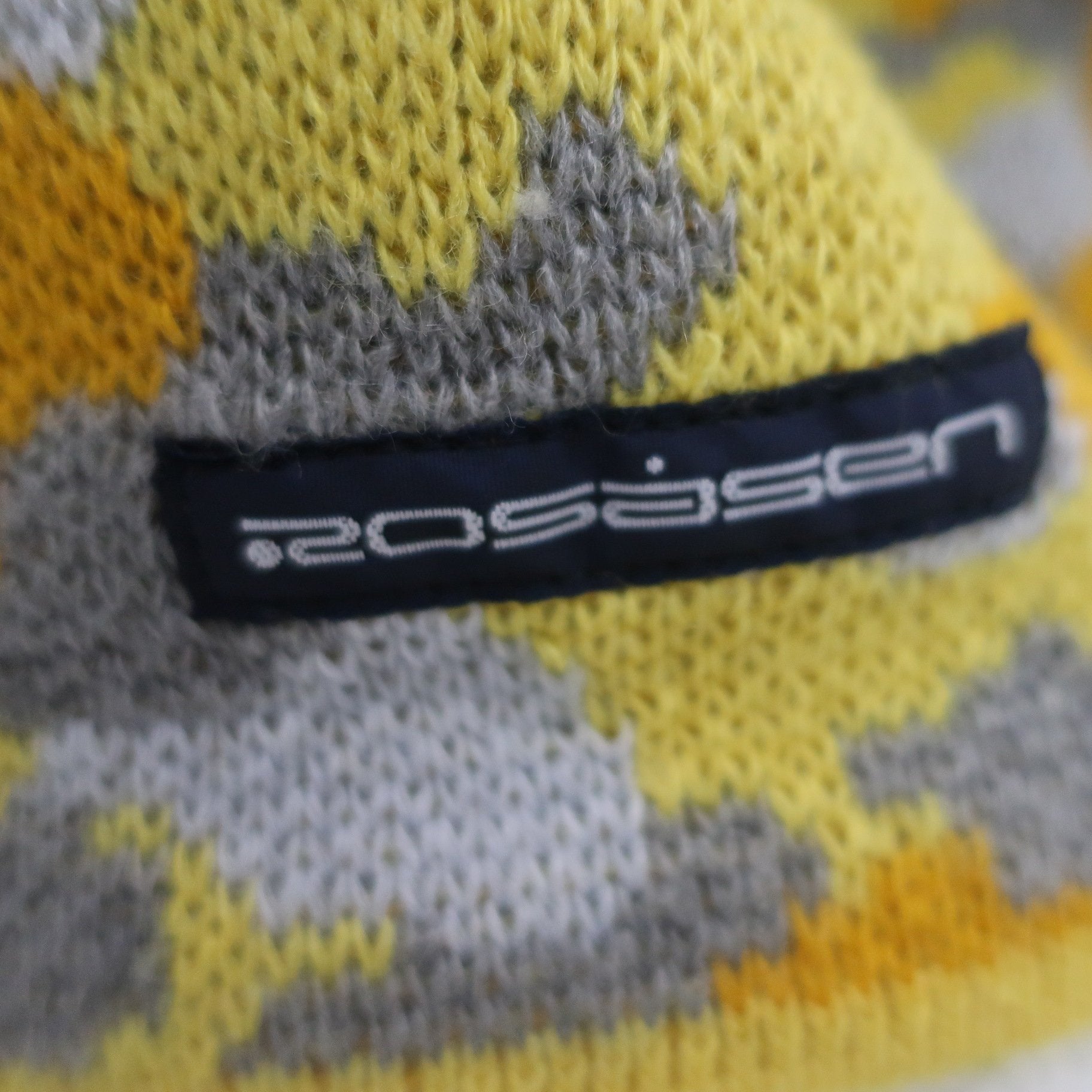 Rosasen(ロサーセン) ネックウォーマー 黄色カモフラ柄 メンズ フリーサイズ A