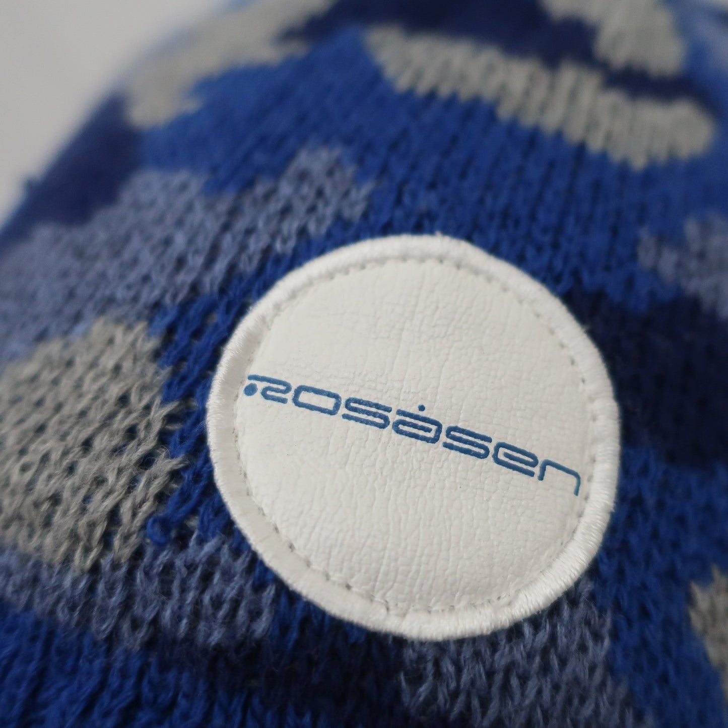 Rosasen(ロサーセン) ニット帽 青カモフラ柄 メンズ フリーサイズ A
