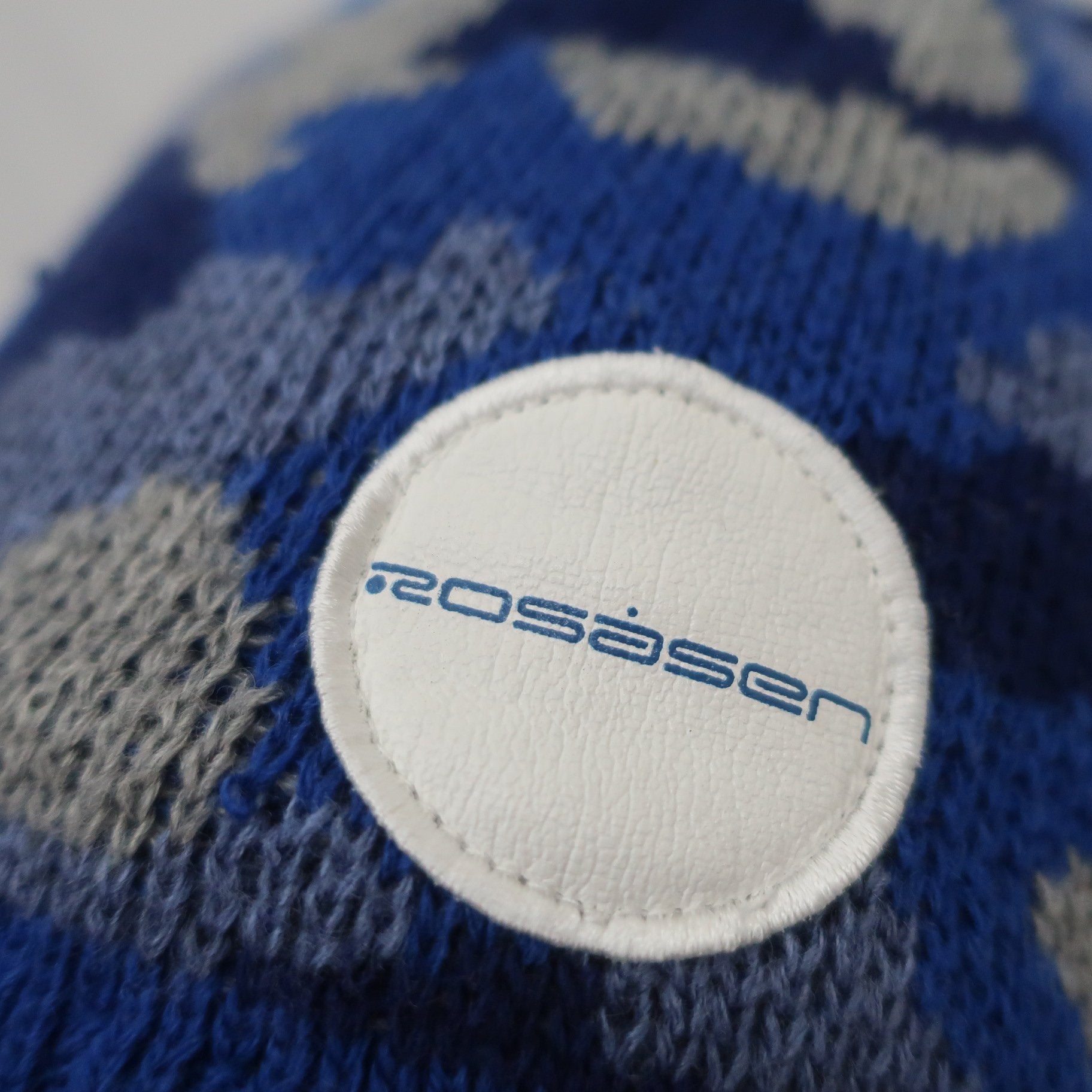 Rosasen(ロサーセン) ニット帽 青カモフラ柄 メンズ フリーサイズ A