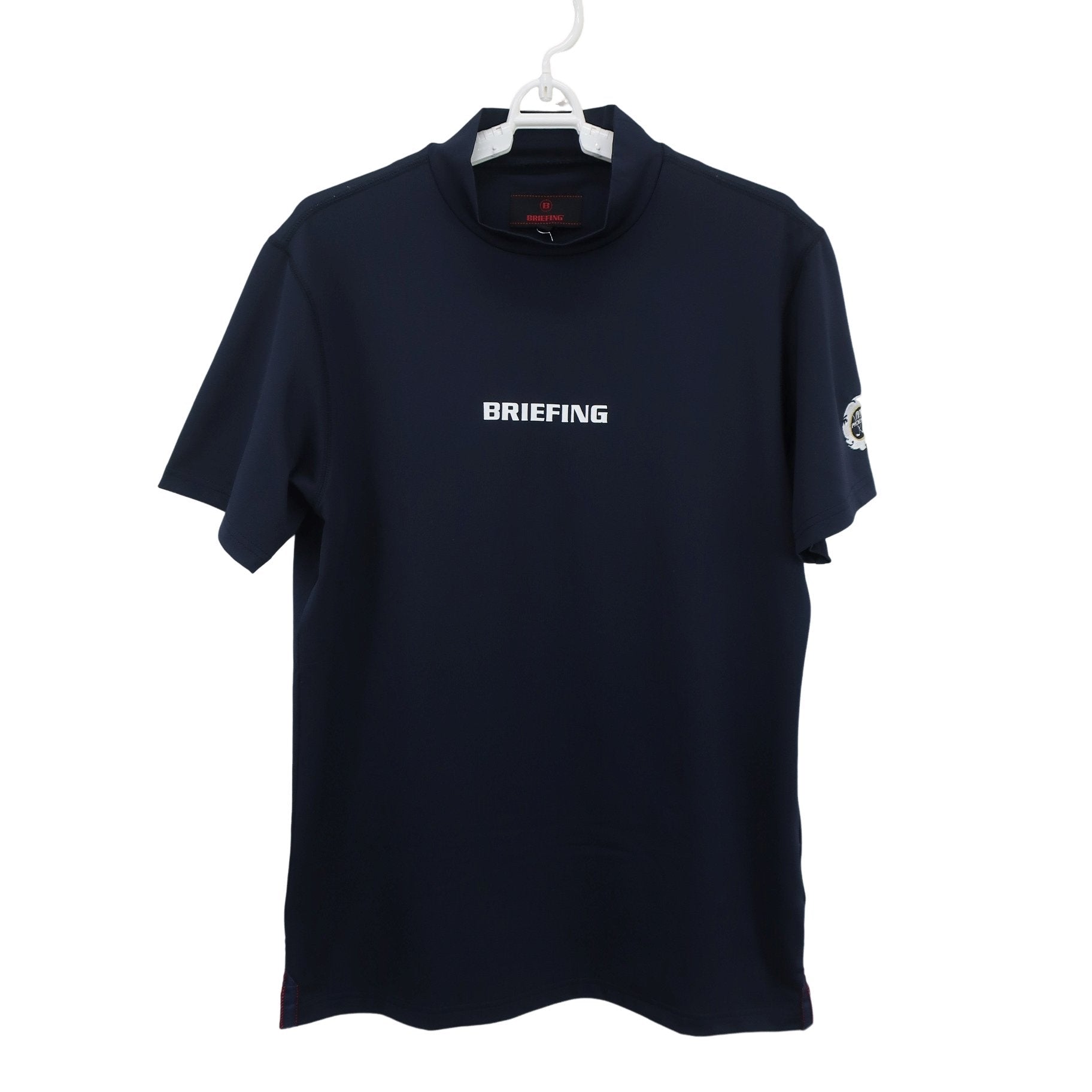 BRIEFING(ブリーフィング) 半袖モックネックシャツ ネイビー メンズ M BBG241M05 S