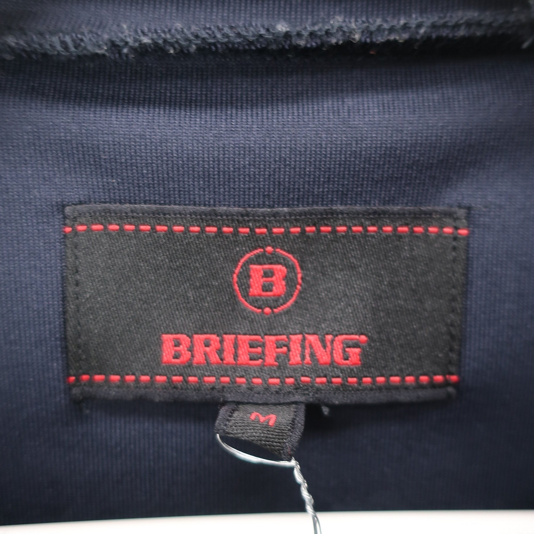 BRIEFING(ブリーフィング) 半袖モックネックシャツ ネイビー メンズ M BBG241M05 S