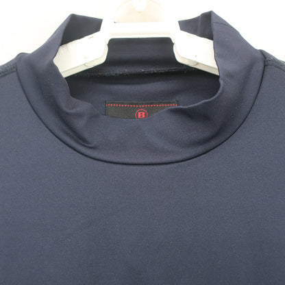 BRIEFING(ブリーフィング) 半袖モックネックシャツ ネイビー メンズ M BBG241M05 S