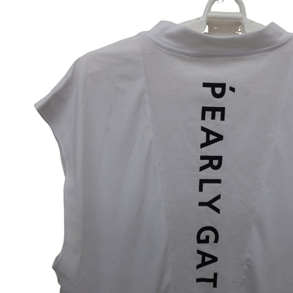 PGG by PEARLY GATES(ピージージー) ノースリーブモックネックシャツ 白 レディース 5 053-9165543 A