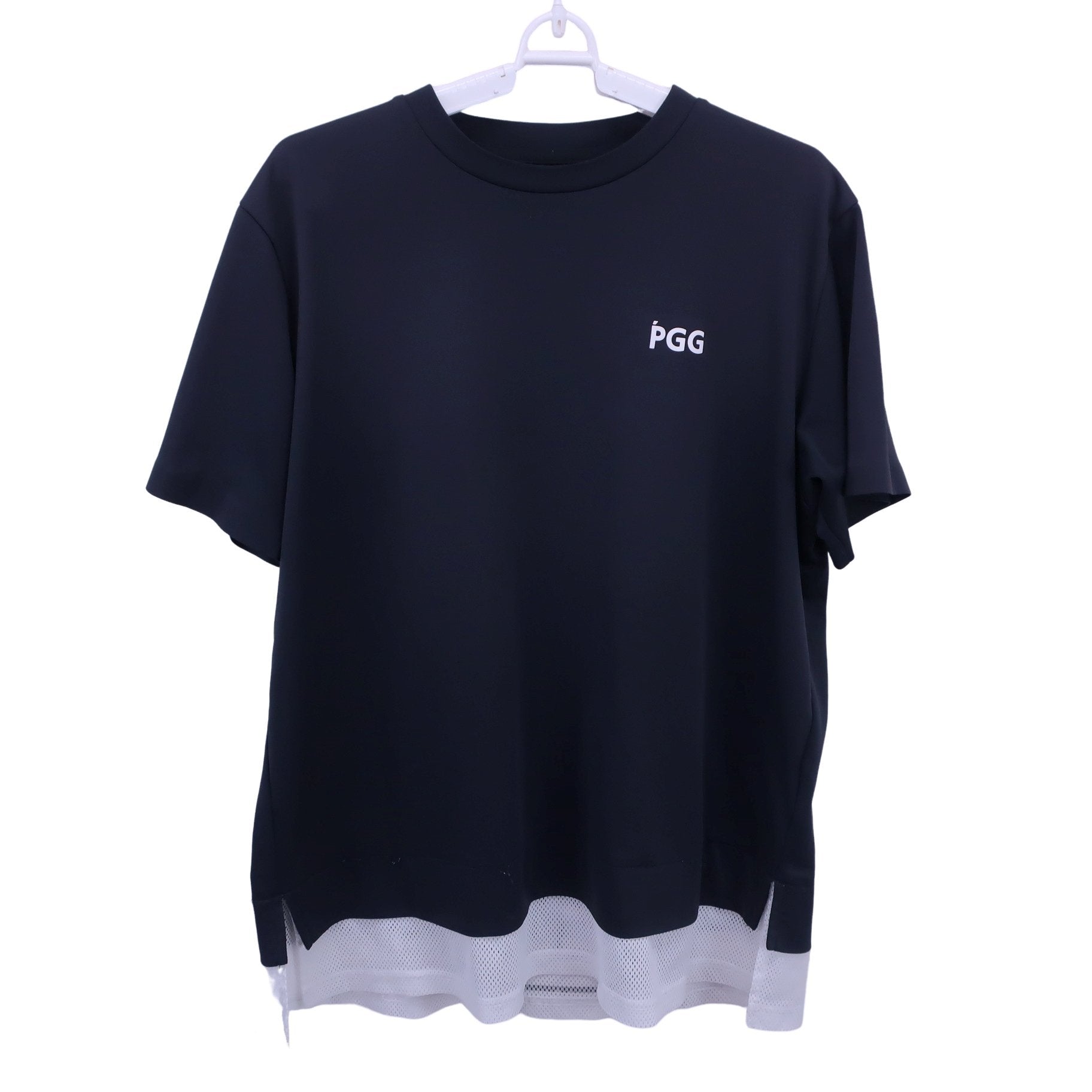 PGG by PEARLY GATES(ピージージー) 半袖シャツ 黒白 メンズ 5 268-2263601 B