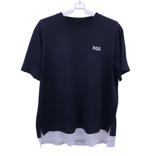 PGG by PEARLY GATES(ピージージー) 半袖シャツ 黒白 メンズ 5 268-2263601 B