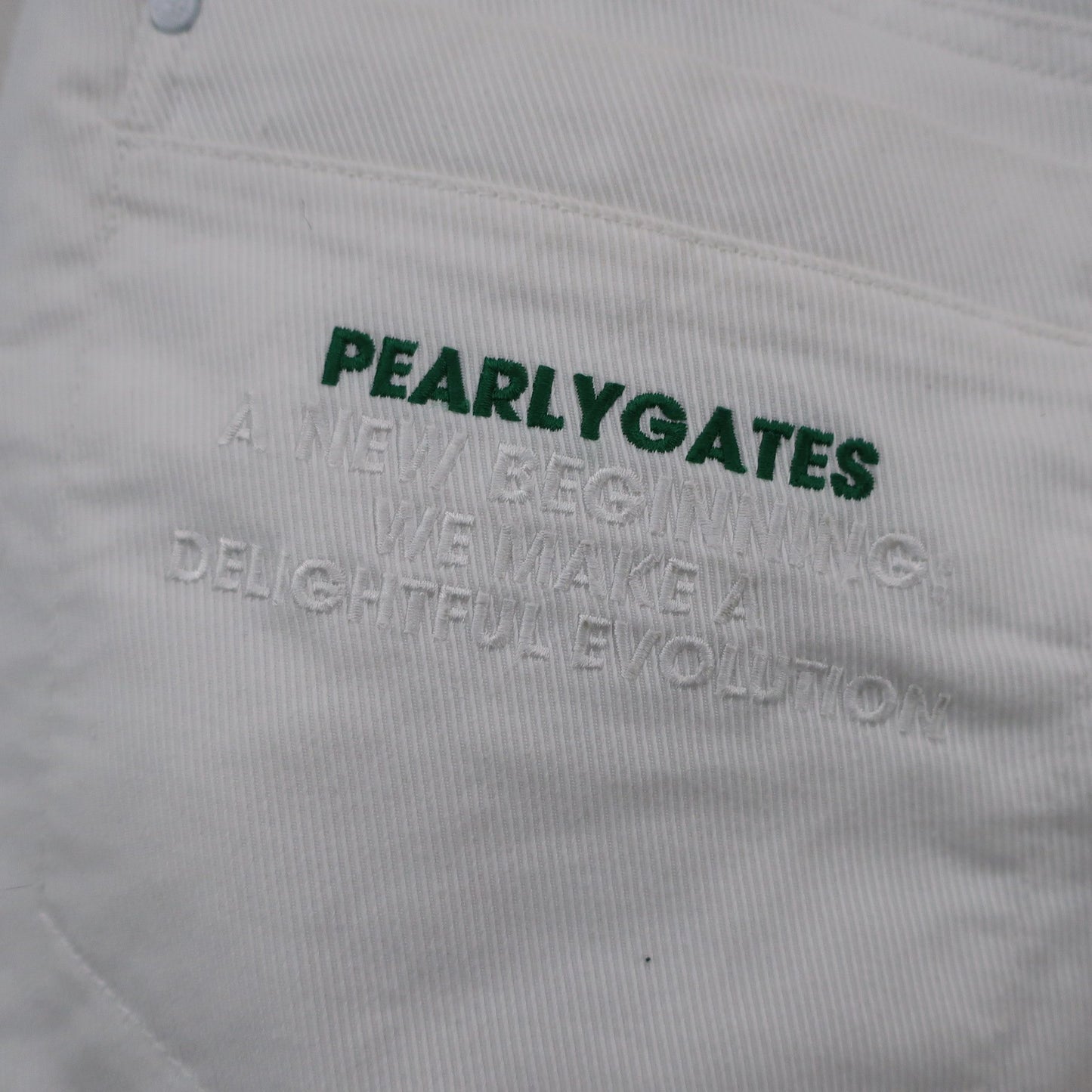 PEARLY GATES(パーリーゲイツ) パンツ 白 メンズ 5 053-0131209 B