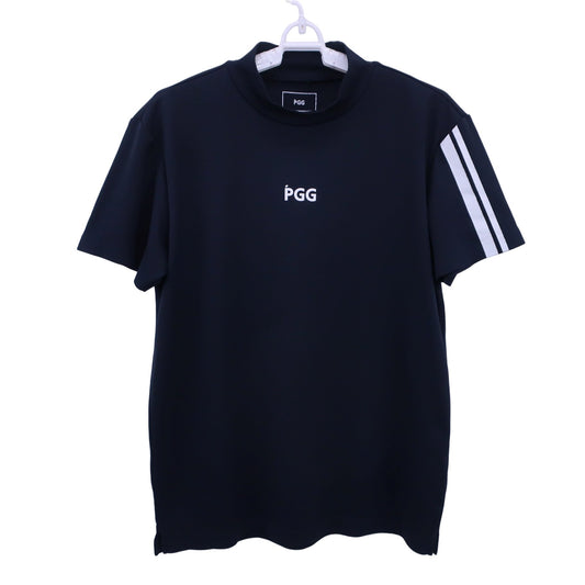 PGG by PEARLY GATES(ピージージー) 半袖モックネックシャツ ネイビー メンズ 5 268-1267601 B