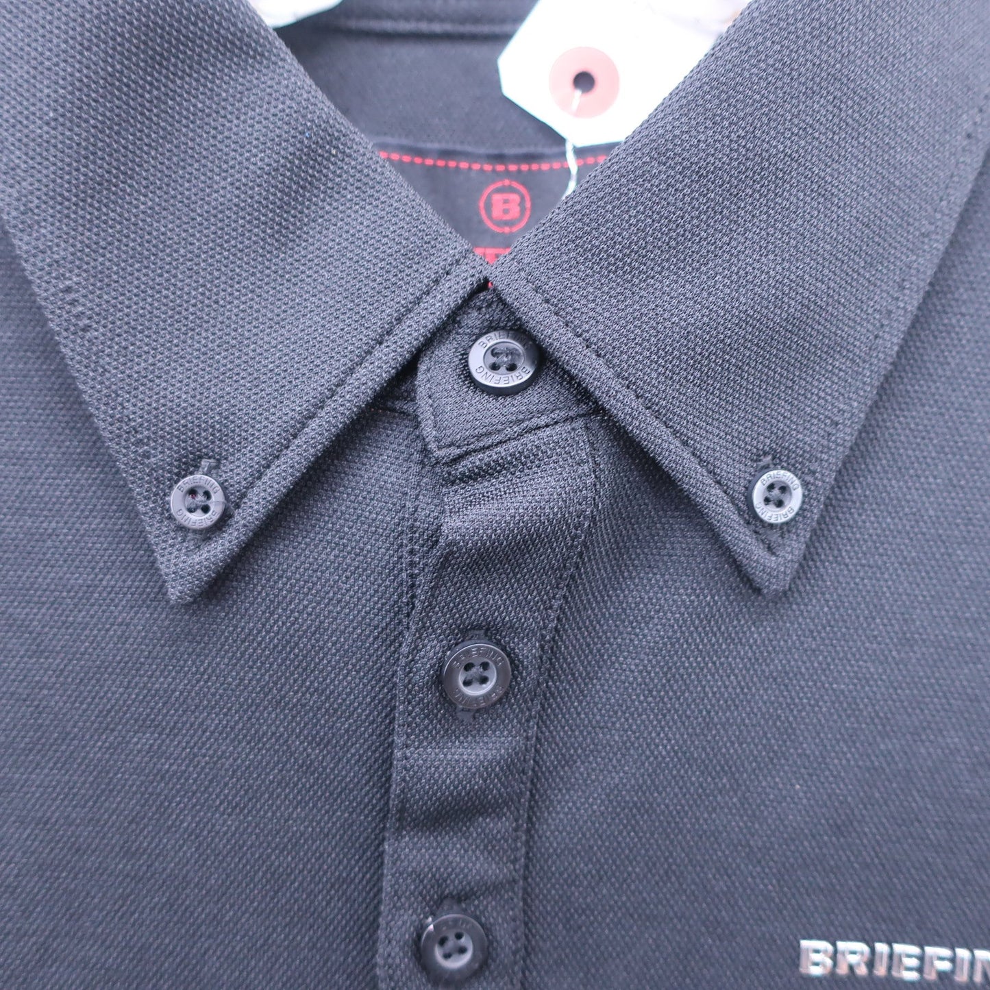 BRIEFING(ブリーフィング) ポロシャツ 黒 メンズ M BRG241M69 S