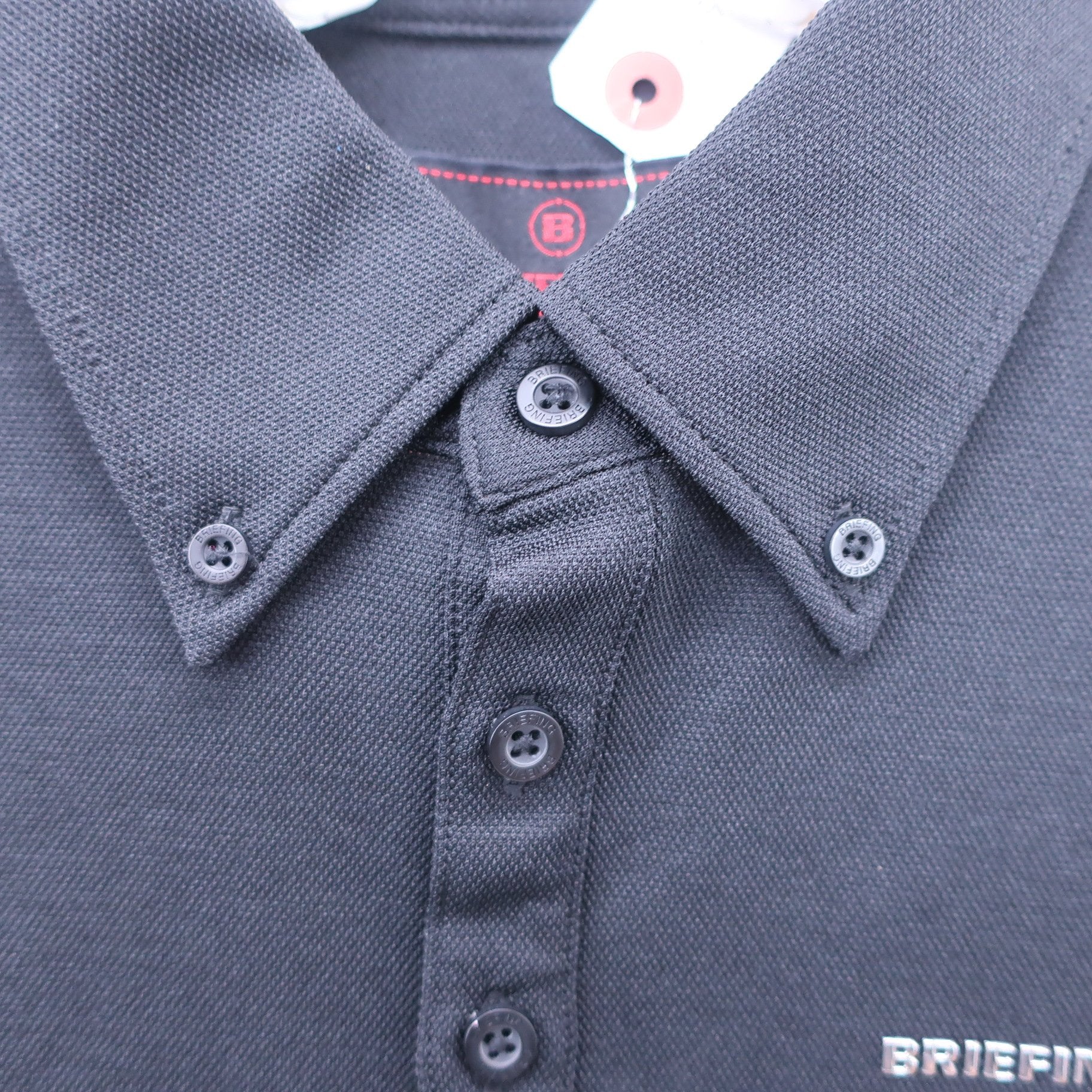 BRIEFING(ブリーフィング) ポロシャツ 黒 メンズ M BRG241M69 S