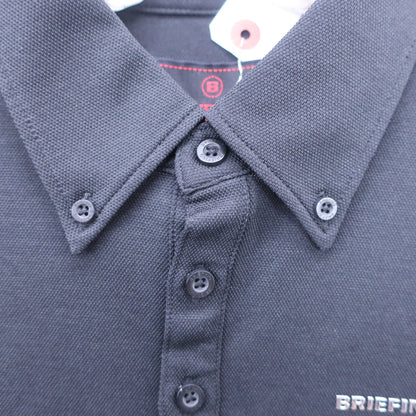 BRIEFING(ブリーフィング) ポロシャツ 黒 メンズ M BRG241M69 S