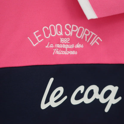 le coq sportif(ルコックスポルティフ) ポロシャツ ピンク レディース L A