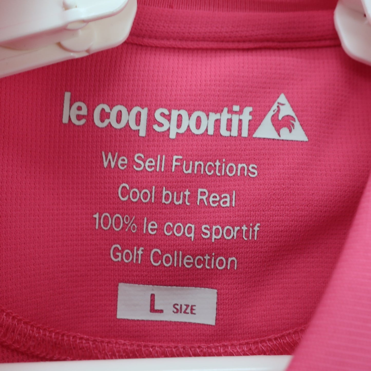 le coq sportif(ルコックスポルティフ) ポロシャツ ピンク レディース L A