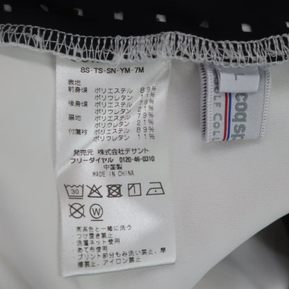 le coq sportif(ルコックスポルティフ) ベスト 白黒 レディース L A