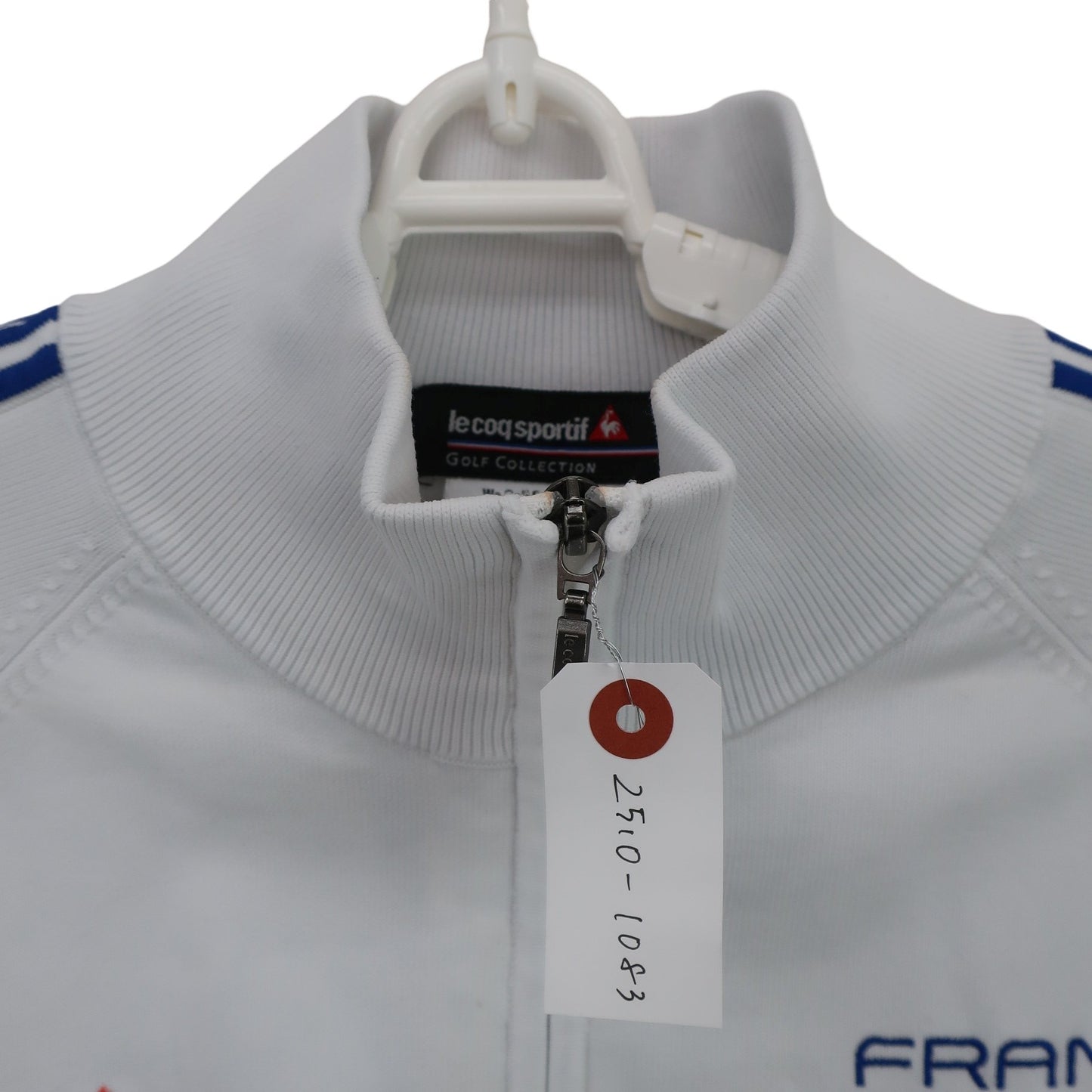 le coq sportif(ルコックスポルティフ) フルジップトレーナー 白青 レディース M B