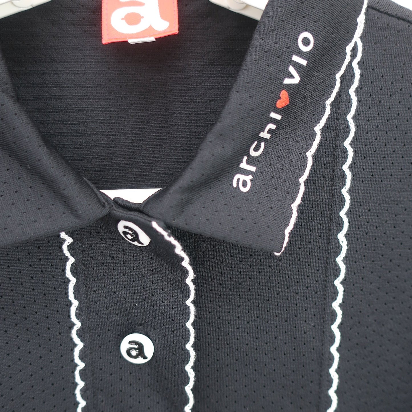 archivio(アルチビオ) ポロシャツ 黒 レディース 40 A959415 A