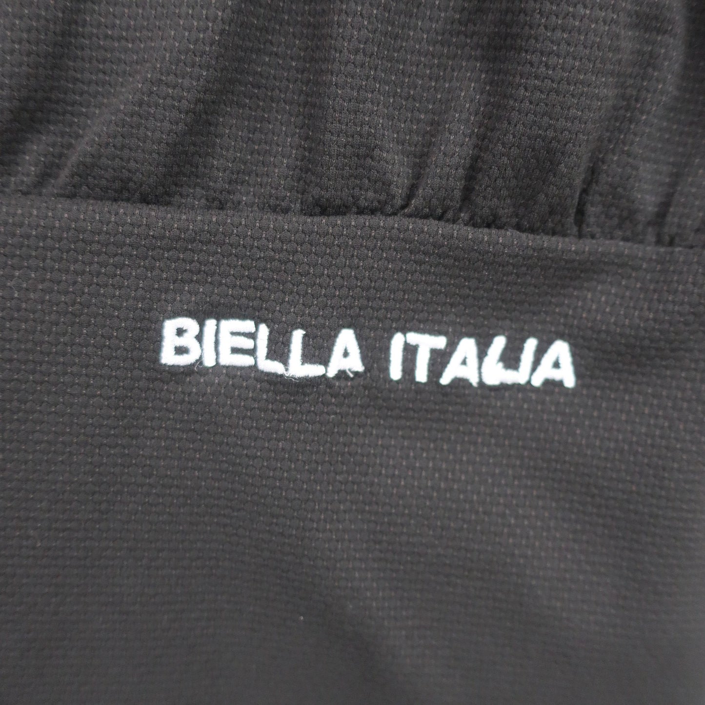 FILA GOLF(フィラゴルフ) 半袖モックネックシャツ 黒白 レディース M N