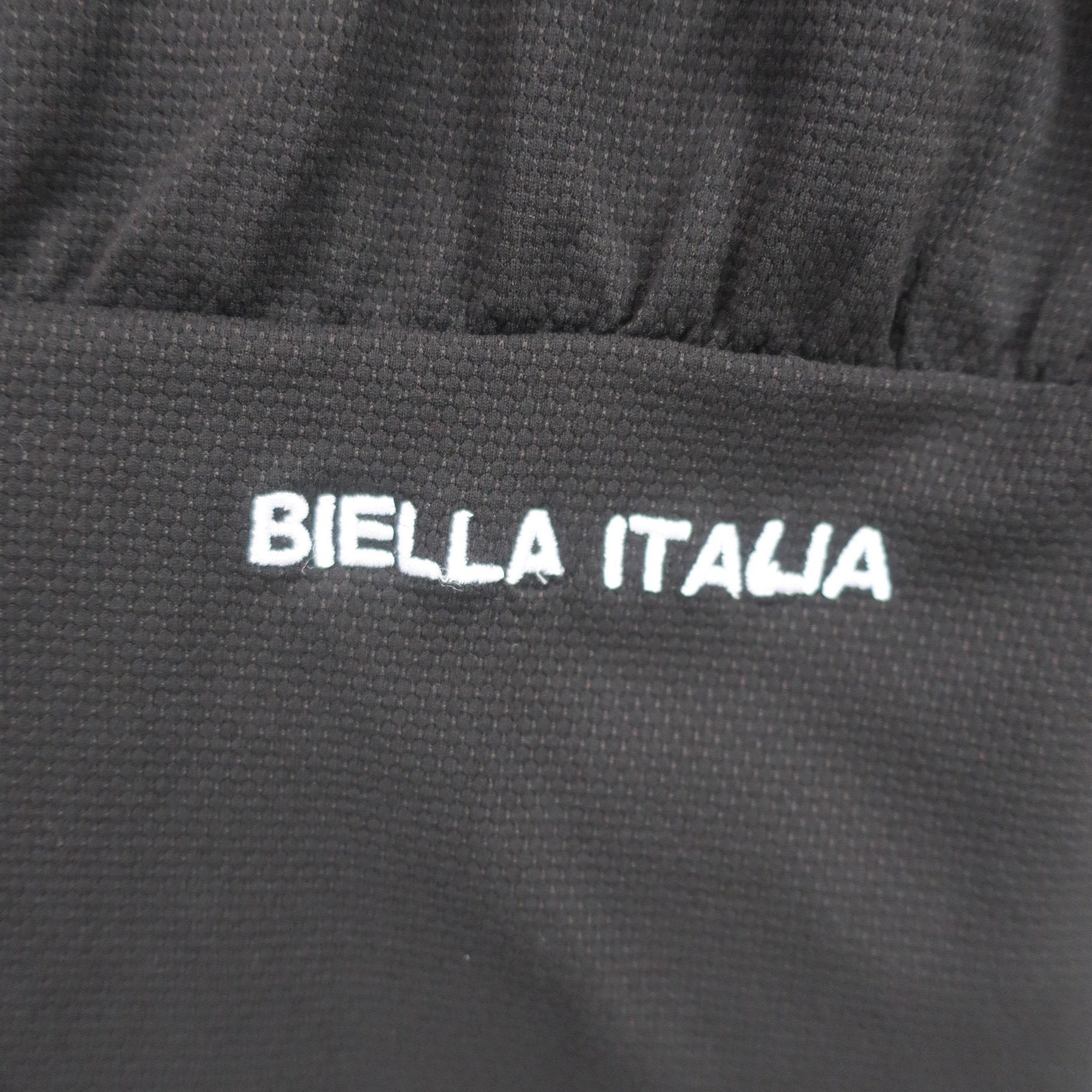 FILA GOLF(フィラゴルフ) 半袖モックネックシャツ 黒白 レディース M N