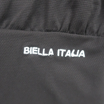 FILA GOLF(フィラゴルフ) 半袖モックネックシャツ 黒白 レディース M N