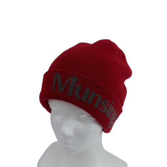 Munsingwear(マンシングウェア) ニット帽 赤 レディース フリーサイズ A