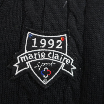 marie claire sport(マリ・クレール・スポーツ) カーディガン 黒 レディース L A