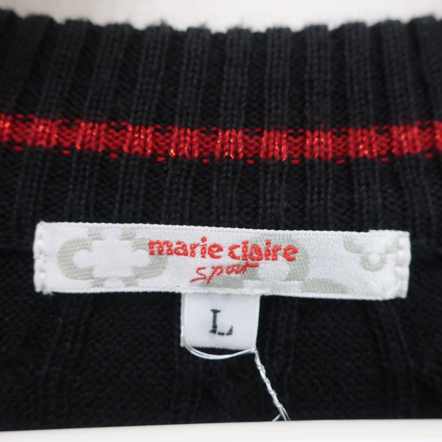 marie claire sport(マリ・クレール・スポーツ) カーディガン 黒 レディース L A