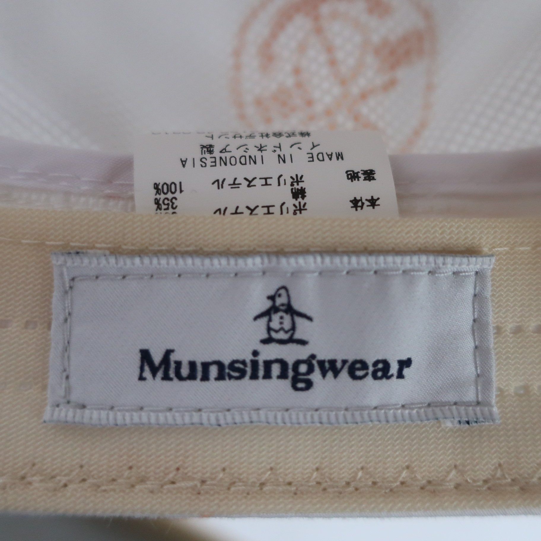Munsingwear(マンシングウェア) キャップ 白 レディース フリーサイズ B