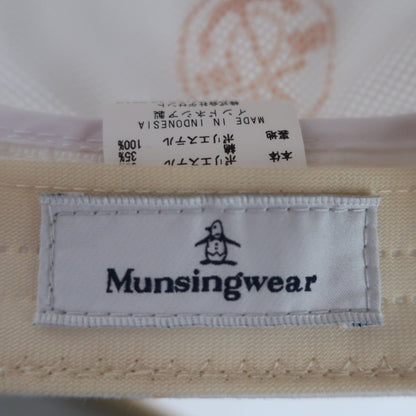 Munsingwear(マンシングウェア) キャップ 白 レディース フリーサイズ B