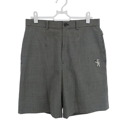M.U SPORTS(エムユースポーツ) ハーフパンツ 白黒チェック レディース 40 B