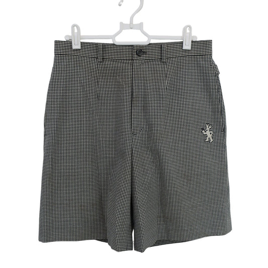 M.U SPORTS(エムユースポーツ) ハーフパンツ 白黒チェック レディース 40 B